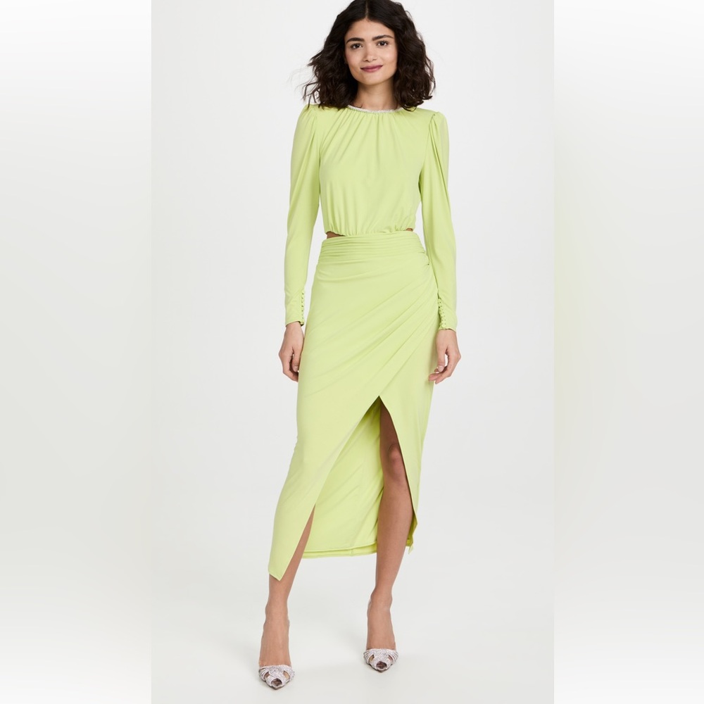 Previously worn Self Portrait cutaway midi dress